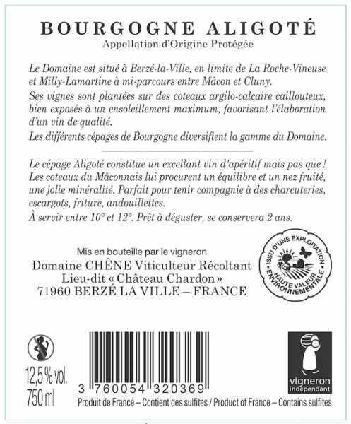 AOP Bourgogne Aligoté - visuel 2