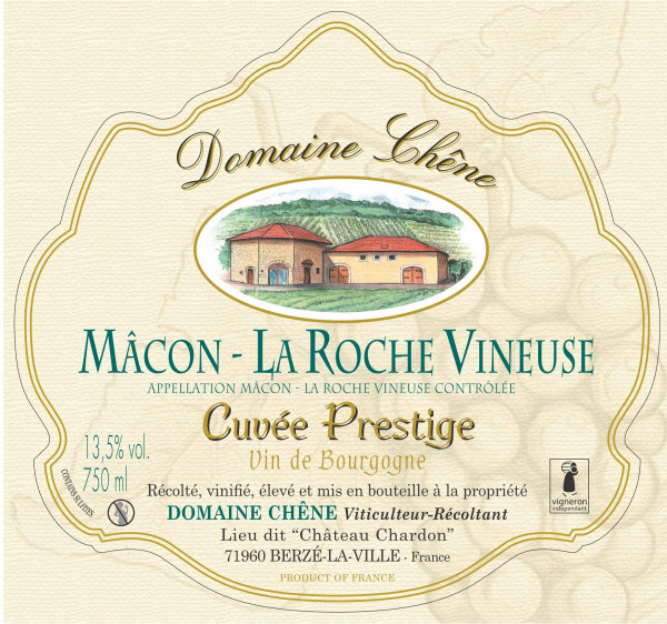 AOP Mâcon La Roche Vineuse - Cuvée Prestige - visuel 1